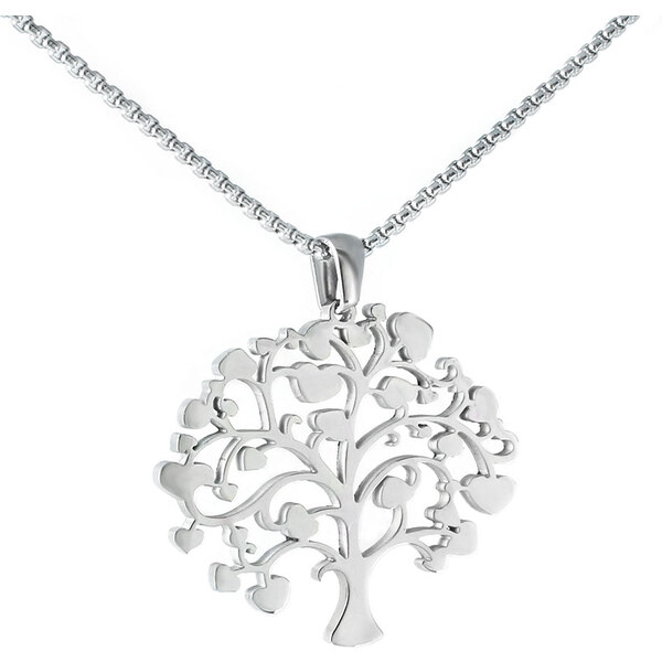 BM Jewellery Náhrdelník strom života z chirurgickej ocele S11087100 31318835
