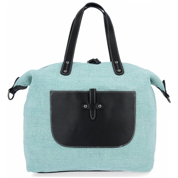 Dámska kabelka shopper bag David Jones svetlozelená 5760-2 31383726