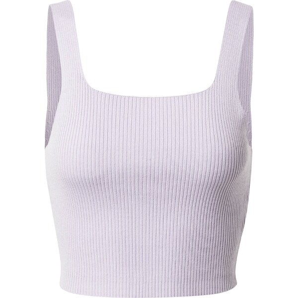 Urban Classics Vyšívaný top pastelovo fialová 63141717