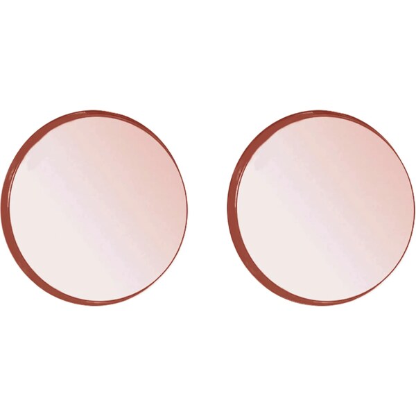 ELLI Náušnice Geo ružové zlato 54629061