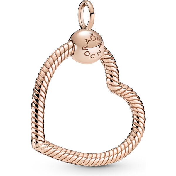 Pandora Romantický bronzový náhrdelníkový prívesok na korálky Rose 66591463