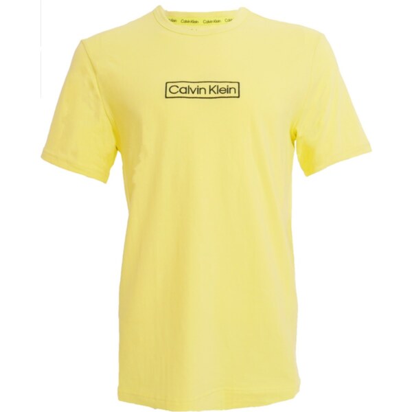 Pánske tričko s krátkym rukávom NM2268E ZJB žltá - Calvin Klein 31521430