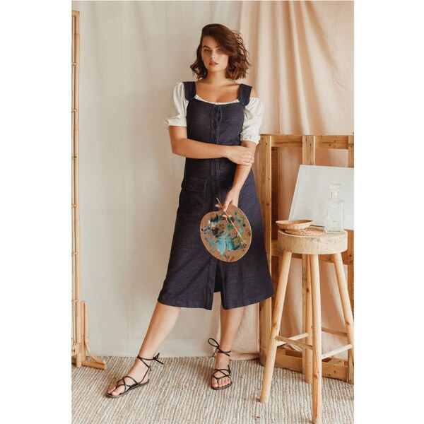 Tante Betsy Dolce Džersejové rifľové šaty 31524091