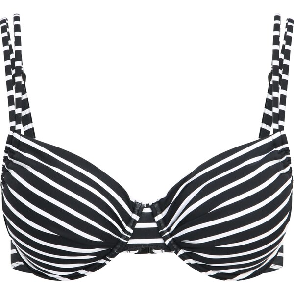 s.Oliver Bikinový top Hill čierna / biela 18642278