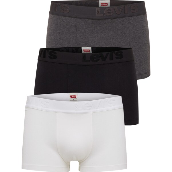 LEVIS Boxerky sivá / čierna / biela 31606422