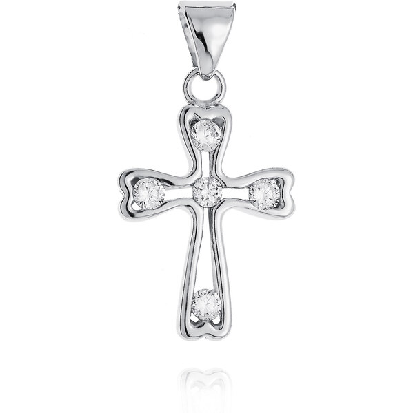 NUBIS Strieborný prívesok Krížik NB 4201 63800023