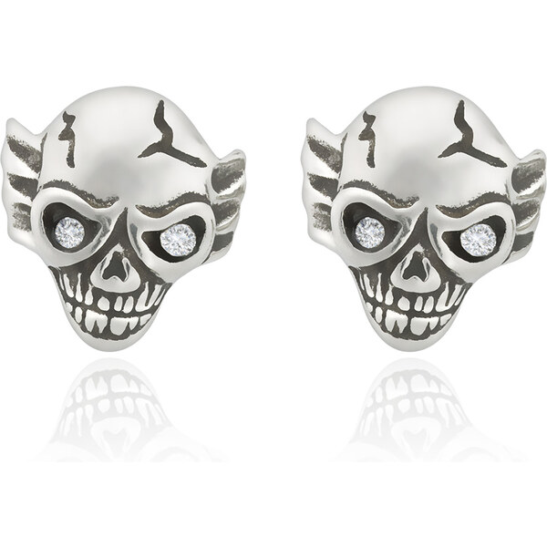 Sams Artisans Náušnice Memento Mori chirurgická oceľ INM042 31623567