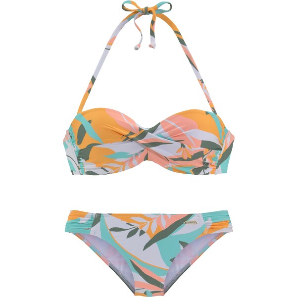 SUNSEEKER Bikiny svetlomodrá / orgovánová / oranžová 66857710