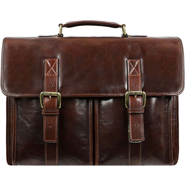 Glara Veľká pánska kožená aktovka Premium Business 36988955