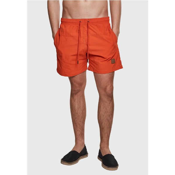 Urban Classics Mens Swimsuit Block Orange 50541735