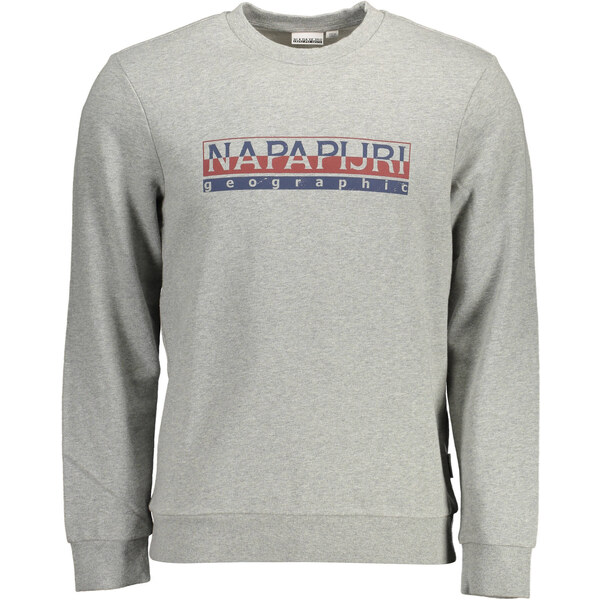 Šedá mikina Napapijri bez zipsu 64703373