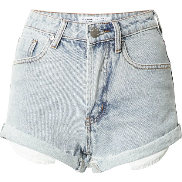 GLAMOROUS Džínsy svetlomodrá 57989617