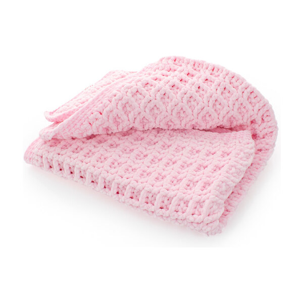 Elsie Deka - háčkovaná vaflová ružová 56922004