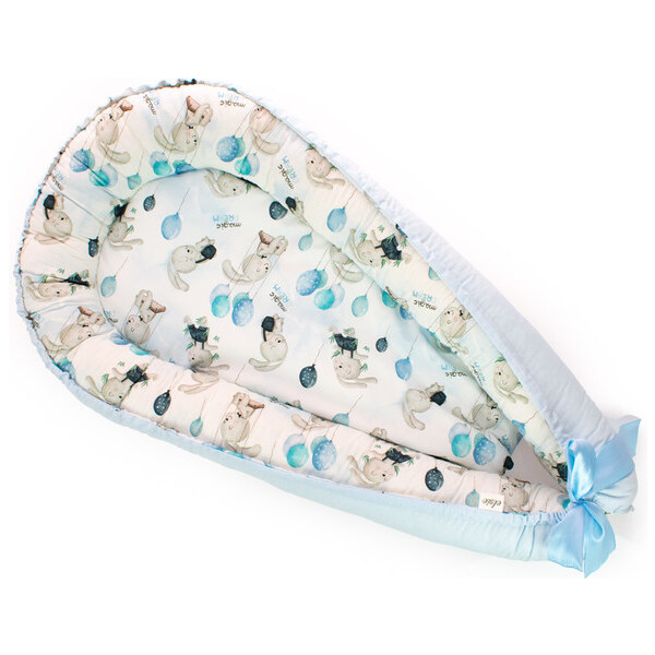 Elsie Hniezdo - bavlnené Zajko modré 56925417