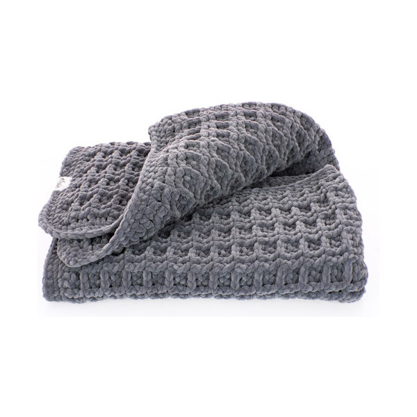 Elsie Deka - háčkovaná vaflová tmavošedá 56922005