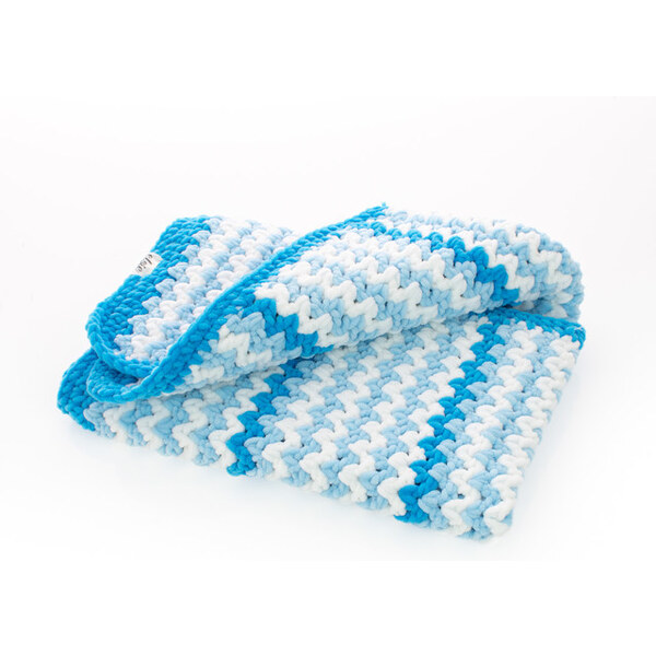 Elsie Deka - háčkovaná véčková modrá 56922009