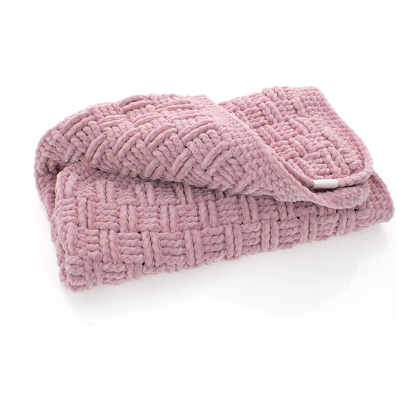 Elsie Deka - háčkovaná košíková staroružová 56922011