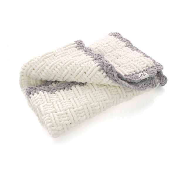 Elsie Deka - háčkovaná košíková krémová 56922012