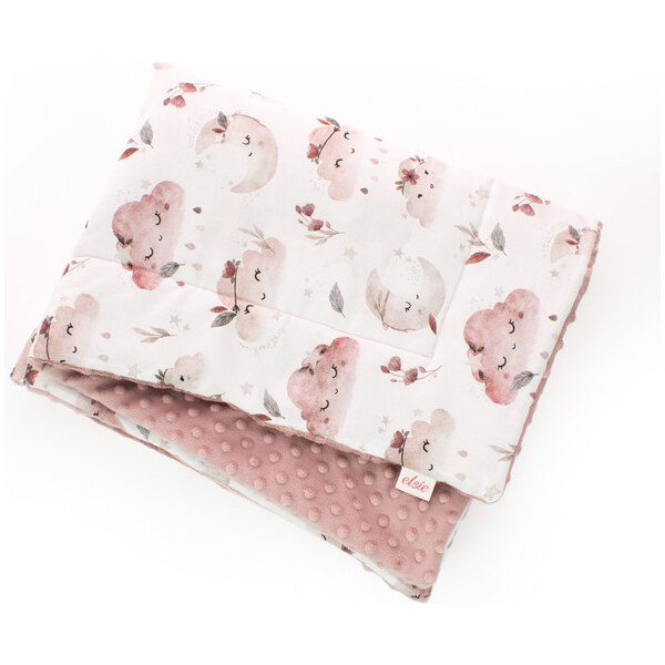 Elsie Deka - zateplená Obláčik s minky staroružová 56922061