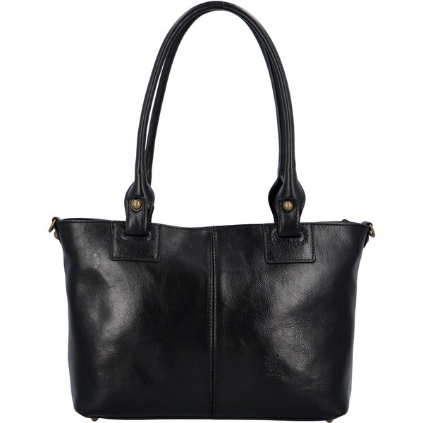 Dámska kožená kabelka čierna - Delami Vera Pelle Armenias čierna 60936540