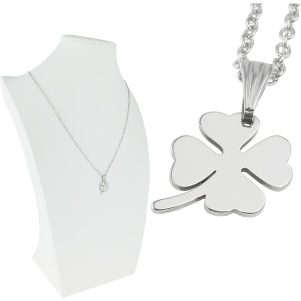 CITY STORM Retiazka s príveskom štvorlístok z chirurgickej ocele 66889357