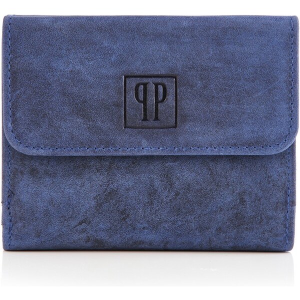PAOLO PERUZZI Dámska kožená peňaženka RFID | modrá T-11-DB 31736099