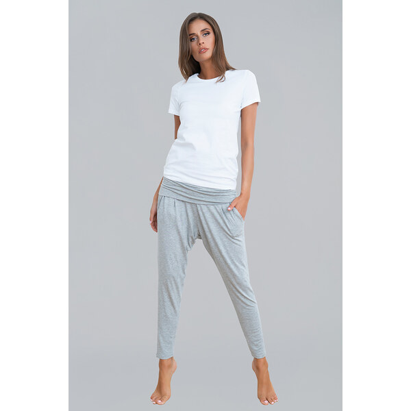 Italian Fashion Dámske voľné tepláky Grey Baggy sivé, Farba sivá 31736163