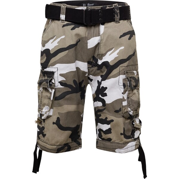 Brandit Nohavice Savage Vintage dymovo šedá / sivobéžová / tmavosivá / 64100025