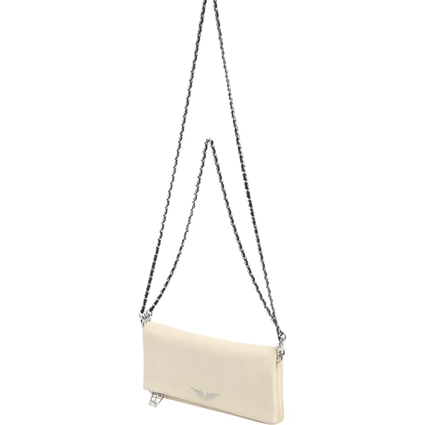 Zadig & Voltaire Listová kabelka biela melírovaná 65676436