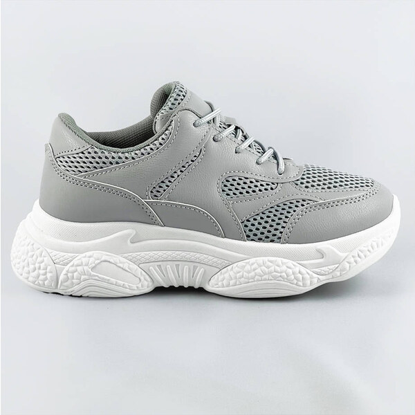 Šedé dámske športové topánky (170) 31777871