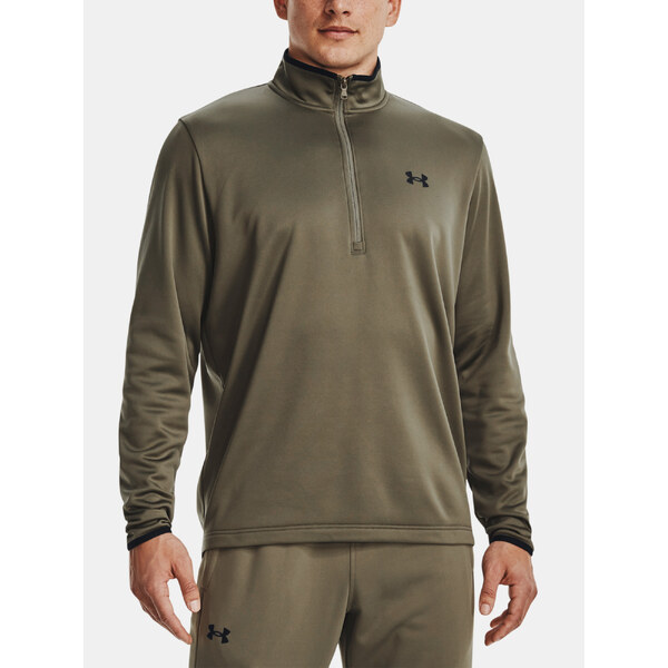 Under Armour Sweatshirt UA Armour Fleece 1/2 ZIP-GRN - Mens 66880670