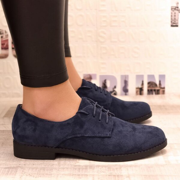 SS Dámske modré poltopánky IVY 31788904