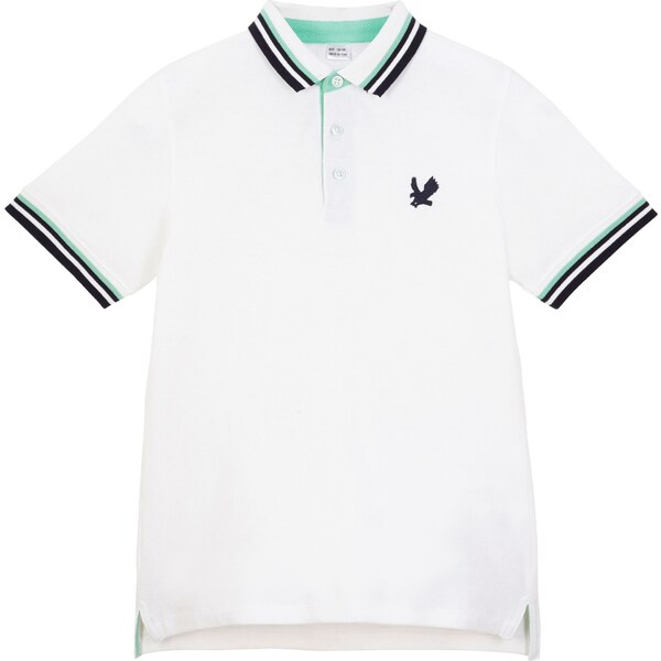 bonprix Piké polo tričko, chlapčenské, z bio bavlny, farba biela 49696691