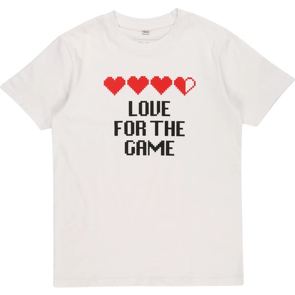 Mister Tee Tričko Love For The Game červená / čierna / biela 57557278