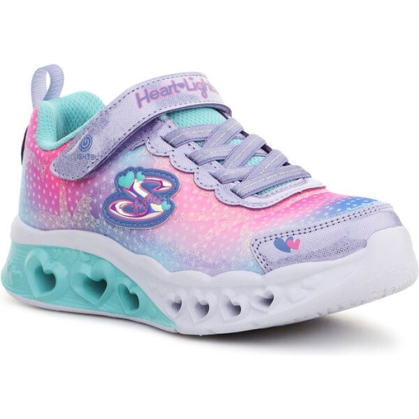 Skechers S Lights Flutter Heart Lights Jr 302315-LVMT 60793040