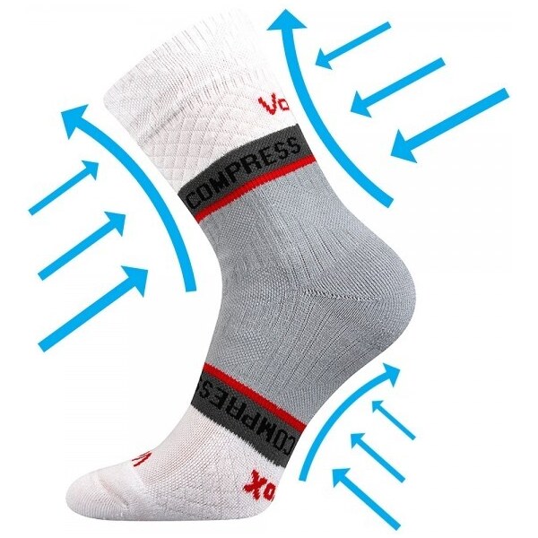 FIXAN športové fixačné ponožky VoXX Biela 39-42 1 pár 31851919