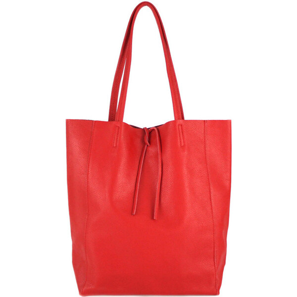 Glara Kožená kabelka shopper 32636637