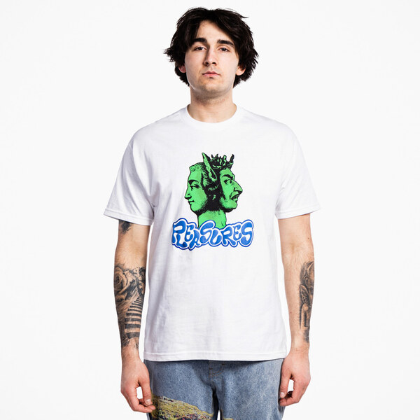 Pleasures Two Face T-Shirt White - Pánske - Tričko Pleasures - Biele - 66355718