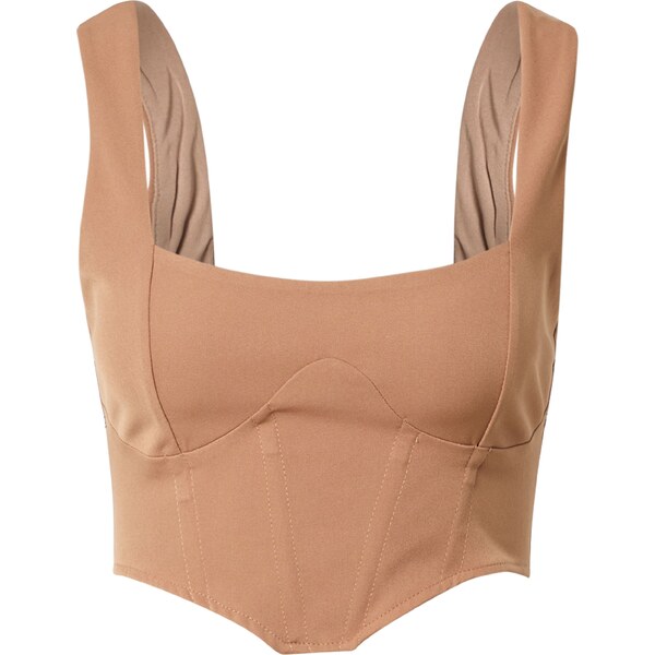 Nasty Gal Top farba ťavej srsti 58463450