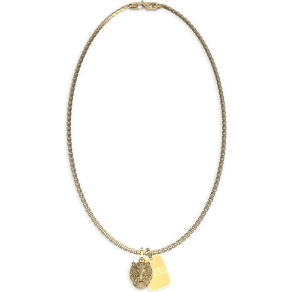 Guess Moderný pozlátený náhrdelník Lion King JUMN01300JWYGT/U 66590430