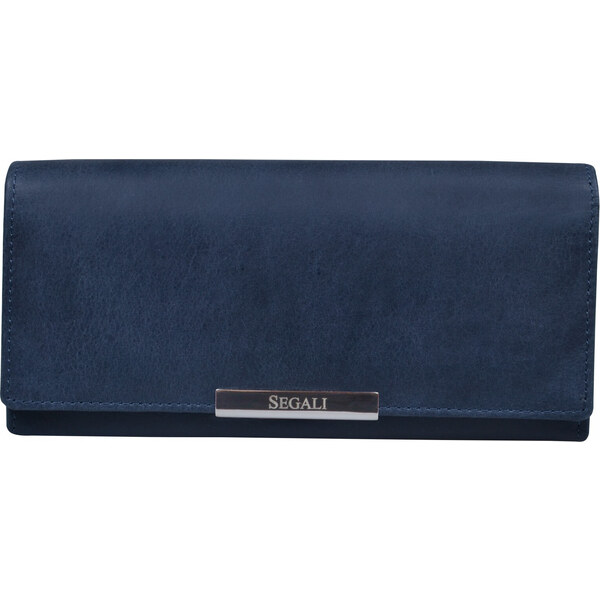 SEGALI Dámska kožená peňaženka 7066 indigo 66580531