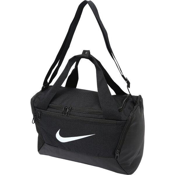 NIKE Športová taška Brasilia 9.5 čierna / biela 31973503