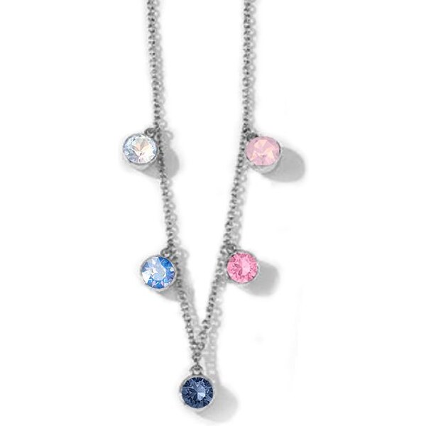 SWAROVSKI Elements Swarovski e. náhrdelník Spring Equinox, modrý 31909154