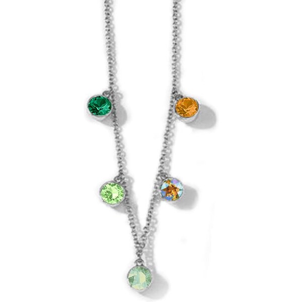 SWAROVSKI Elements Swarovski e. náhrdelník Spring Equinox, zelený 31909157