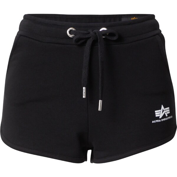 ALPHA INDUSTRIES Nohavice čierna / biela 31973096