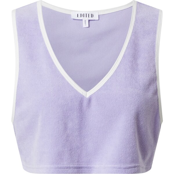 EDITED Top svetlofialová / biela 31994925