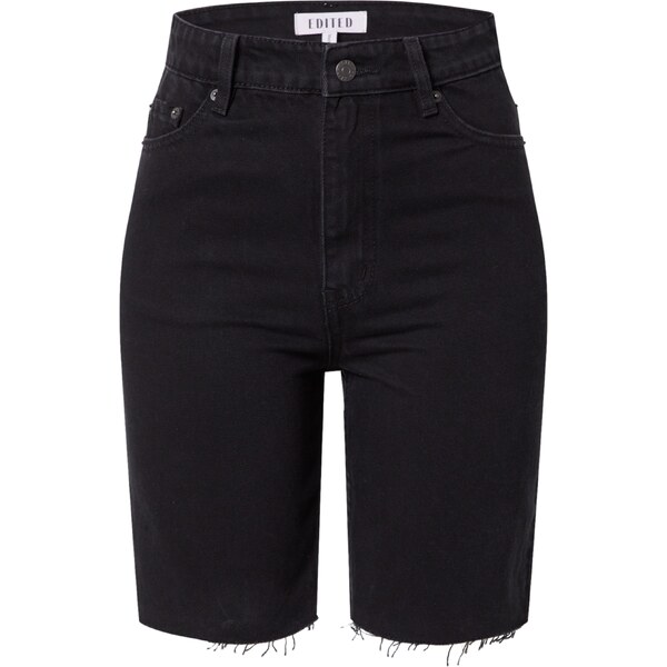 EDITED Džínsy Marit čierny denim 31994934