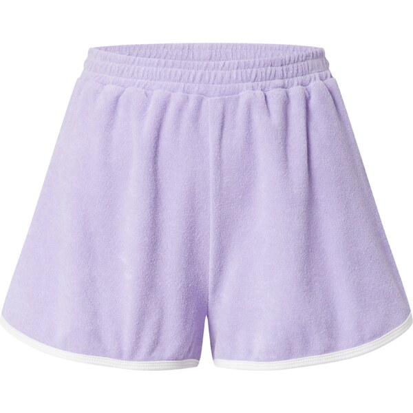 EDITED Nohavice Eike svetlofialová / biela 32100099