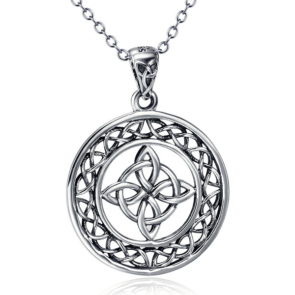 Olivie Strieborný náhrdelník KELTSKÝ UZEL 5885 32032888