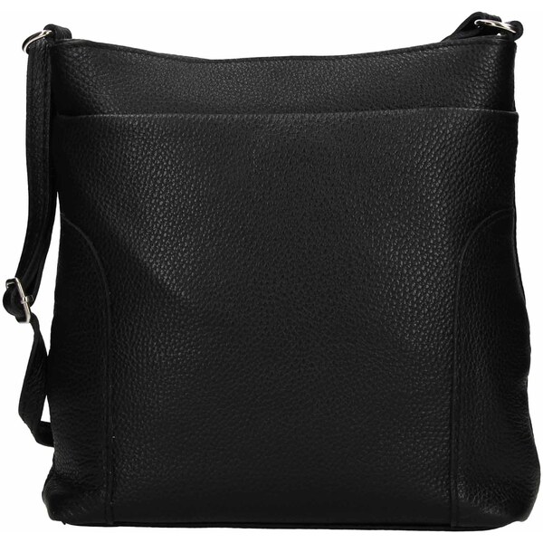 Dámska kožená crossbody kabelka Italia Emma - čierna 65540993